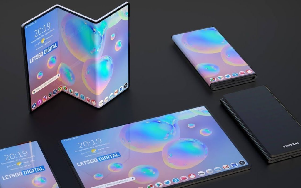 갤럭시 트리폴드 Galaxy G Fold 디자인 특징 설명