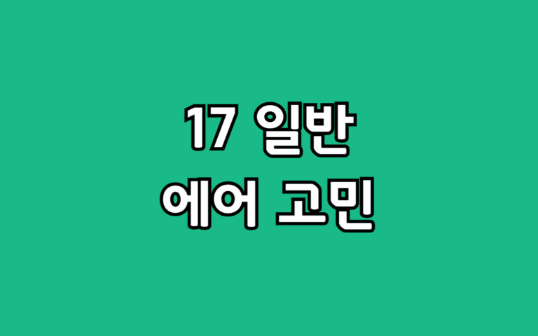 아이폰 17 일반 vs 에어 선택 고민 휴대성 배터리 카메라 비교