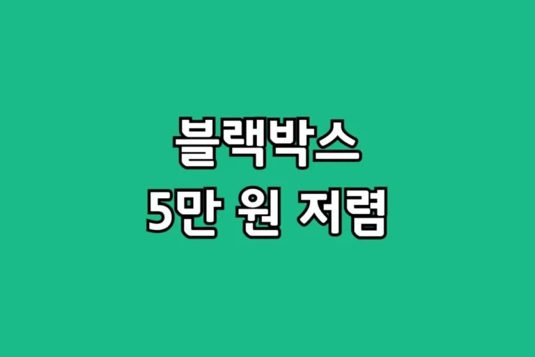 설치 공임비 5만 원 아끼기! 4K 블랙박스 추천 모델과 무료장착 활용 가이드