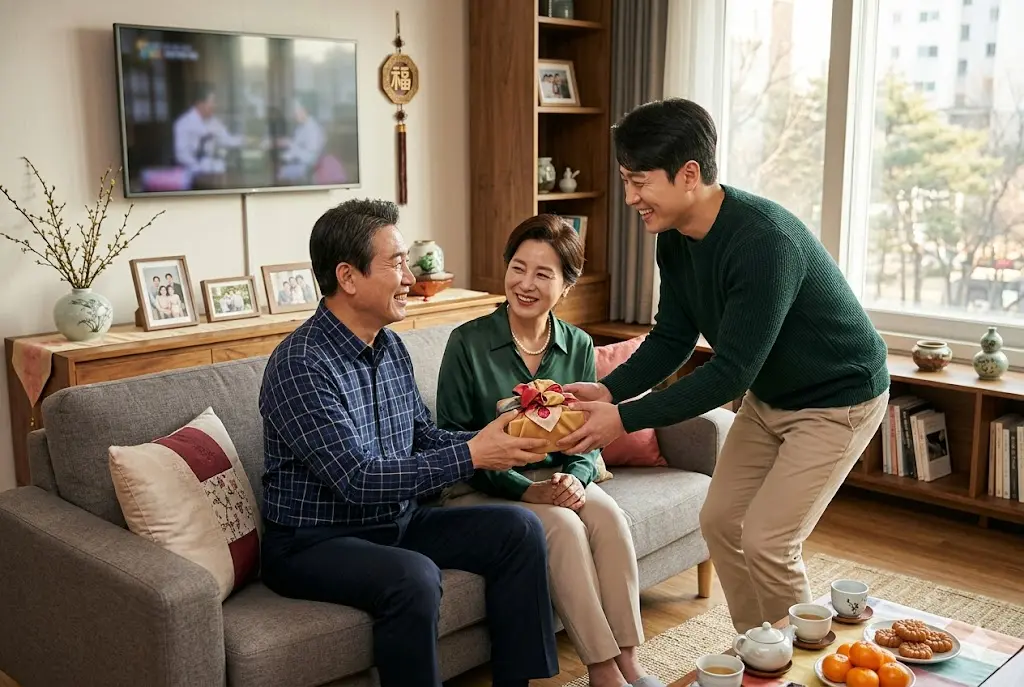 설날 부모님 선물로 갤럭시 S25 울트라 자급제를 추천하는 이유 5가지를 담은 블로그 썸네일 이미지