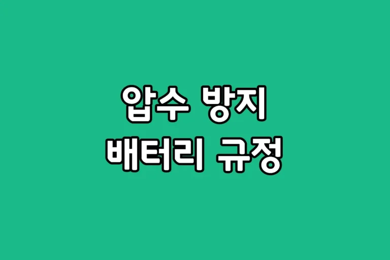 보조배터리 100Wh를 mAh로 환산하는 계산법 및 항공사별 기내 반입 개수 제한 안내