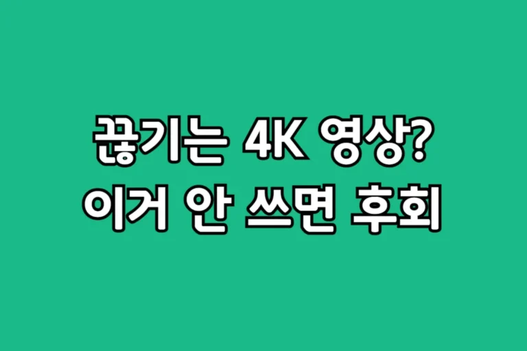 고프로 4K 액션캠 호환 삼성 EVO Plus 마이크로 SD카드 추천 이미지