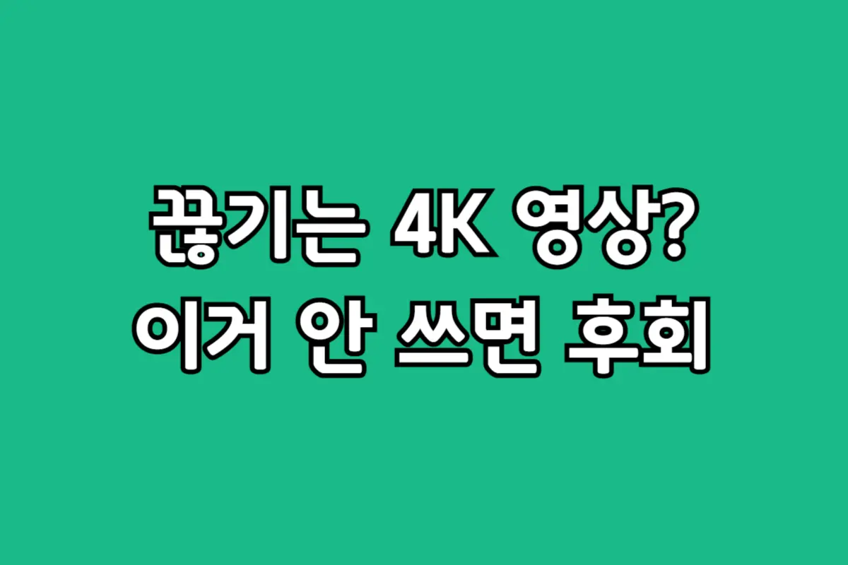 고프로 4K 액션캠 호환 삼성 EVO Plus 마이크로 SD카드 추천 이미지